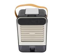 Fauitay Aire Acondicionado Portátil de 3 Velocidades, Refrigerador de Aire Pequeño y Silencioso de 100ml con Espejo de Maquillaje Oculto y Soporte para Teléfono para Oficina, Dorm (Negro)