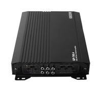 Fauitay Amplificador de Audio para Automóvil de 4 Canales Amplificador Estéreo para Automóvil Amplificador de Audio para Automóvil con Carcasa de Aluminio Puro Terminales Chapados