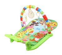 Fauitay Baby Play Piano Gym Mat, Tapete Musical para Juegos de Actividades para Bebés con Piano de Patada y 5 Juguetes Colgantes para Bebés de 0 a 12 Meses, Niños Pequeños, Color