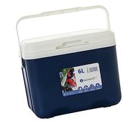 Fauitay Caja aislada para entrega de alimentos de 6 litros, contenedor aislado de doble uso caliente y frío, con revestimiento de PP espesado para uso alimentario, para camping, escu (azul)