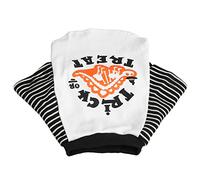 Fauitay Camisas para Perros Camisetas para Mascotas Camisas para Cachorros Moda de Halloween Patrones Clásicos Sueltos Cómodo Suave Transpirable Poliéster para Perros Gatos Ropa de (L)