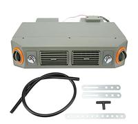 Fauitay Conjunto de Evaporador de Aire Acondicionado, Evaporador de CA de Aire Acondicionado para Automóvil con Ajuste de Temperatura de 3 Velocidades Debajo del Tabler (24V)