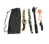 Fauitay Flirt Pole Toy, Juguete Interactivo de Entrenamiento Retráctil de 40-101 Cm de Longitud Ajustable para Perros Pequeños, Medianos y Grandes, con Cordón Elástico y de Espuma