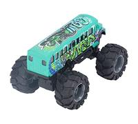 Fauitay Juguete de Tracción para Autobús Escolar a Escala 1:43, Cuerpo de Aleación, Ruedas Grandes, Modelo de Coche de Alta Simulación con Función de Tracción, para Niños de 3 Años en (Verde)