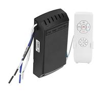 Fauitay Kit de Control Remoto de Ventilador, Control Remoto de Sincronización Inalámbrico con de Luz de Ventilador de 4 Velocidades y 3 Velocidades para Lámpara de Techo 85-265V