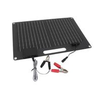 Fauitay Panel Solar de 100W de Silicio Monocristalino, Salida USB Dual de 12V y 24V con Estabilizador Incorporado para Teléfono, Portátil, RV, y Exteriores