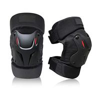 Fauitay Protección de Rodilla, 1 par de Rodilleras, Diseño de Articulación Ergonómico Ajustable, Protectores de Rodilla para Motocicleta, Bicicleta, Monopatín