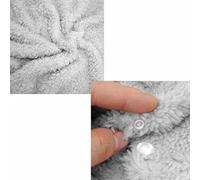 Fauitay Ropa con capucha para cachorros, abrigo de forro polar suave y cálido con cierre de botones para perros pequeños, chihuahua, pomerania, caniche para interiores y exteriores (gris)