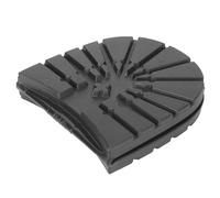 Fauitay Suelas Antideslizantes para Zapatos, Suelas de Goma de Repuesto para Botas y Zapatos con Diseño Cómodo, Resistentes Al Desgaste y Duraderas para Aliviar el Dolor de Pies (tacon negro)