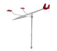 Fauitay Veleta de Viento, Veleta Meteorológica Marina Indicador de Dirección del Viento Acero Inoxidable 304 Compatible para Yates Barco de Vela