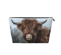 Fauna Escocesa de la Vaca de Las Tierras Altas, Bolsa de artículos de tocador Bolsa de Maquillaje Bolsa de cosméticos Bolsa de artículos de tocador de Viaje portátil