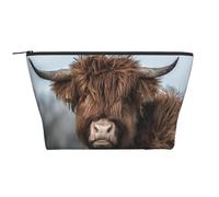 Fauna Escocesa de la Vaca de Las Tierras Altas, Bolsa de artículos de tocador Bolsa de Maquillaje Bolsa de cosméticos Bolsa de artículos de tocador de Viaje portátil