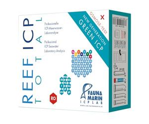 Fauna Marin SRL ICP Test Total por Encima de 90 valores, análisis de Agua de los Principales Macro y oligoelementos