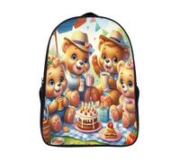 fauna mochilas impresos gran capacidad fiesta de picnic de osos mochila estudiantes 2 compartimento mochilas escolares de impresos en 3d-16,para estudiantes regalo de la temporada escolar
