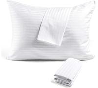 Faunna Protector de Almohada, Protector de Almohada 50x75 cm (Juego de 4) Algodón 100%, Funda de Almohada con Cremallera