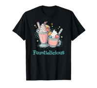 Fauntielicious Fauntie Milkshake Funny Aunt Auntie Family Camiseta