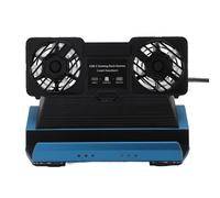 FAUOSWUK 10 en 1 Estación de Acoplamiento para la Muelle de la Consola de Juegos de Mano, Cubo USB C con Ventilador de Enfriamiento Dual, Interfaz Multimedia HD 4K 60Hz USB 3.0 100W PD,