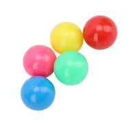 FAUOSWUK 100 Bolas de Conteo de Matemáticas, Canicas de Repuesto de Juego Coloridas Huecas de Plástico Multifuncionales de 20 Mm, con Caja de Almacenamiento para Enseñar Probabilidad