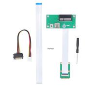 FAUOSWUK Adaptador de Extensión de Alta Velocidad Mini PCIE a PCIE Express 4X USB Riser Card para PC de Juegos y Minería, Material PCB