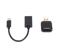 FAUOSWUK Adaptador Inalámbrico Auto Connect para y Auto, Configuración Plug and Play, Adecuado para Usuarios de iOS y, Material ABS para PC, Color Negro