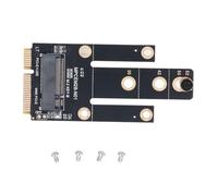 FAUOSWUK Adaptador Mini PCIe a M.2 NGFF, Convertidor para Módulo 5G 4G 3G con Ranura para Tarjeta Nano SIM, Compatible con Tarjeta de Red 30 42 50 52 Tipo M.2 Key B