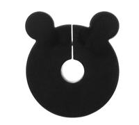 FAUOSWUK Arandela de Pared para Cable Ethernet de Silicona, Paquete de 10 para una Penetración Ordenada en la Pared, Uso Organizativo, 1 Pulgada (Negro)