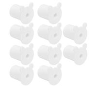 FAUOSWUK Arandela de Pared para Cable Ethernet de Silicona, Paquete de 10 para una Penetración Ordenada en la Pared, Uso Organizativo, 1 Pulgada (Blanco)