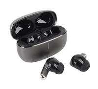 FAUOSWUK Auriculares de Traducción Inteligentes AI, Auriculares Inalámbricos BT 5.4 con Cancelación de Ruido ENC, para Aprendizaje de Varios Idiomas, Viajes, Negocios (Negra)