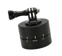 FAUOSWUK Base de Panorámica de Cámara Estabilizador Ultraportátil para Fotografía de Lapso de Tiempo con Rotación de 360 Grados para Cámaras y Teléfonos Pequeños Construcción de Metal