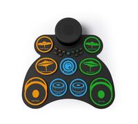 FAUOSWUK Batería Electrónica, Roll Up Drum Pad 9 Pads con Soporte MIDI Incorporado Juegos Ajuste de Sensibilidad Reproducción Conector para Auriculares para Principiantes