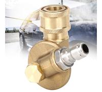 FAUOSWUK Boquilla Rociadora para Lavadora, Punta de Boquilla Ajustable de 7 Niveles y 240° para Puntas de Conexión Rápida para Lavadora de Enchufe Rápido