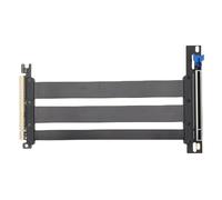 FAUOSWUK Cable Elevador PCIe 5.0, Cable de Extensión GPU Gen 5 de 128 GB/s con Tecnología Anti EMI, Compatible con RTX4090 RX7900XTX para Chasis de PC, Servidores AI, Juegos, de (30cm)