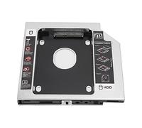 FAUOSWUK Caja a 2nd HDD SSD Bandeja Adaptadora Duradera para Actualizaciones Sencillas de Portátiles Tamaño Universal de 12,7 Mm
