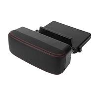 FAUOSWUK Caja de Almacenamiento Ajustable para Reposabrazos de Coche, Organizador Elegante para una Conducción Cómoda, Ajuste Universal, Negro