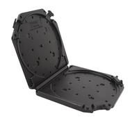 FAUOSWUK Caja de Almacenamiento de Carrete de Cinta Vacía, Caja de Almacenamiento de Cinta de de Carrete Abierta de 7 Pulgadas Caja de Carrete de Cinta de Plástico Carrete de Carrete de (Negro)