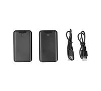 FAUOSWUK Calefactores Eléctricos con Carga USB, Cálidos, Impermeables, con Pantalla Táctil para Actividades Al Aire Libre, 2 Pares (M)