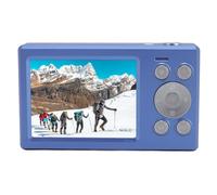 FAUOSWUK Cámara Digital, Cámara Retro de 2,8 Pulgadas y 1,4 Pulgadas con Pantalla Dual HD 1080P, Zoom de 16x, Retro con Lapso de Tiempo de Captura de Sonrisa Antivibración, para (Azul)
