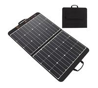 FAUOSWUK Cargador de Panel Solar Portátil, Ligero, Resistente Al Agua, para Viajes de Conducción Autónoma y Uso en Aulas, Silicona Monocristalina de 80W