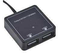 FAUOSWUK Cargador de Panel Solar Portátil Versátil con Doble Salida USB para Acampar Energía Solar Monocristalina 20W 42 X 28 Cm