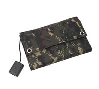 FAUOSWUK Cargador Plegable Durable del Panel Solar 15W para el Panel Solar USB de la Prenda Impermeable que Viaja
