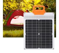 FAUOSWUK Cargador Portátil Ligero del Equipo del Panel Solar 20W para el Viaje Al Aire Libre que Acampa con la Manija
