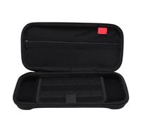 FAUOSWUK Case de Transporte para el Interruptor 2, la Bolsa Portátil de Sábana Dura Que Lleva Bolsa de Juego de Viaje con Exterior de Eva Duradero e Interior de Micro Fibra Suave con 10 (Negro)