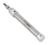 FAUOSWUK Cilindro de Aire Neumático CDJ2B1045B, Acero Inoxidable de Doble Actuación de 45 Mm de Diámetro de Diámetro con Puerto M5 para Equipos de Automatización