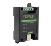FAUOSWUK Convertidor USB a RS232/485 de Grado Industrial, Diseño Seguro Aislado para, con 3 Indicadores LED