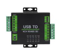 FAUOSWUK Convertidor USB a RS485 Adaptador Aislado de Grado Industrial para Conectividad Estable con Chip CH344L para Operativo 11 10 8.1 8 7