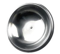 FAUOSWUK Cubierta para Olla Alta y Redonda Duradera de Acero Inoxidable con Vidrio Visual para Uso Doméstico en Cocina y Restaurante (34 cm/13,38 pulgadas)