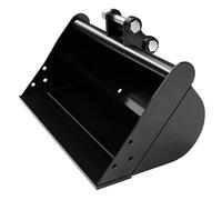 FAUOSWUK Cucharón de Excavadora Pequeño de 500 Mm con Retroexcavadora de Gran Ancho para Carga Rápida de Material, Ideal para Manipulación de y Proyectos de Paisajismo