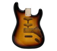 FAUOSWUK Cuerpo de Guitarra Eléctrica, Madera de álamo Premium con Acabado de Estallido Solar y Agujeros Preferidos, Compatibles para Guitarras de Estilo ST