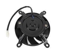 FAUOSWUK Durable Universal 12V Motocicleta Radiador Eléctrico Ventilador Térmico de Refrigeración para ATV Quad Go Kart