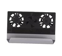 FAUOSWUK Estación de Acoplamiento USB C 9 en 1 para Consola de Juegos Steam Deck, Ventiladores Duales, 4K a 60 Hz RJ45 1000 Mbps PD 100 W Apto para ROG ALLY Aleación de Aluminio+ABS